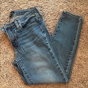 J Crew Mercantile Skinny Jeans with Tapered Fit and Casual Distress